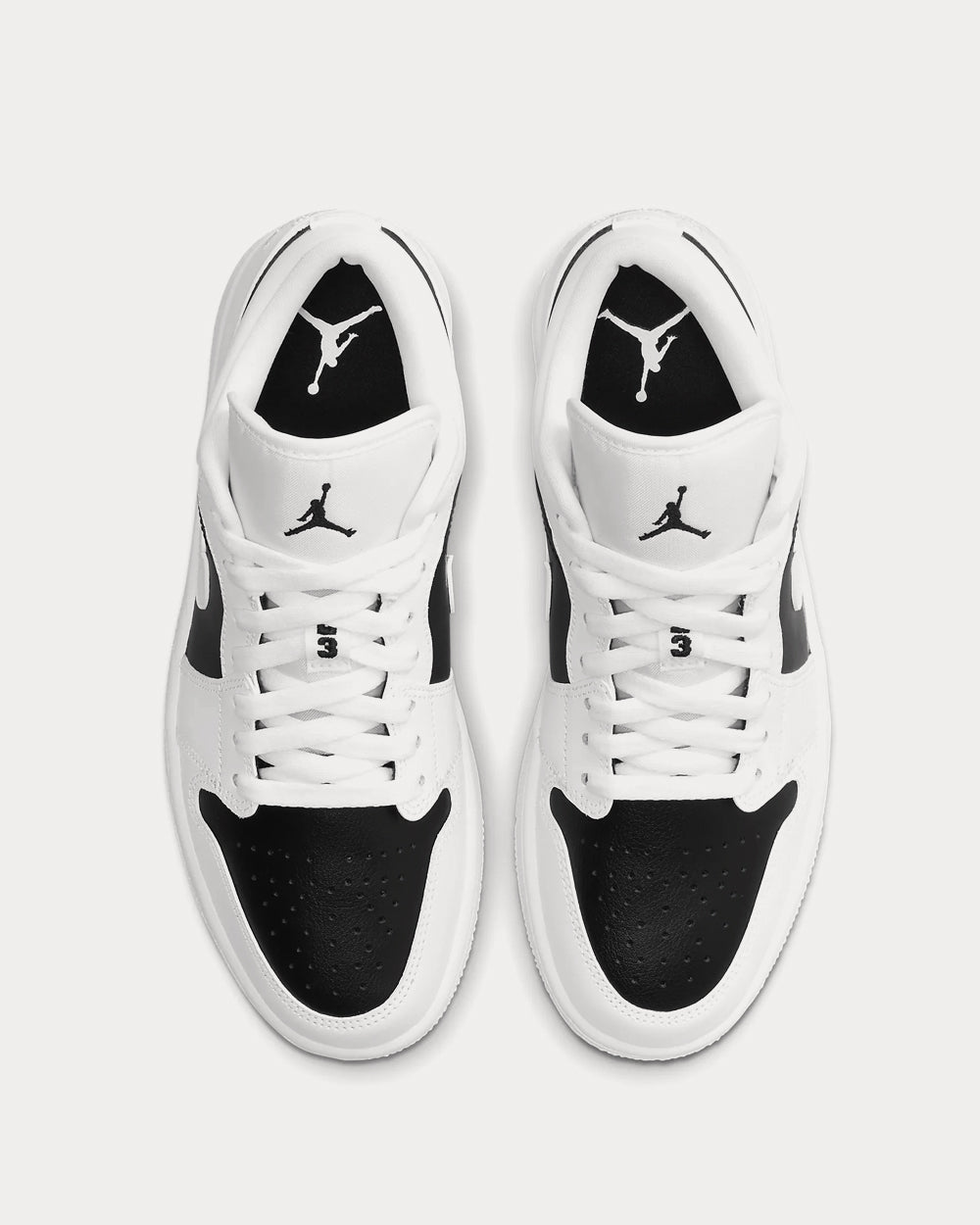 Jordan - Air Jordan 1 White / Black / White Low Top Sneakers