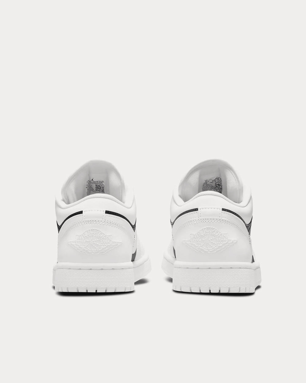 Jordan - Air Jordan 1 White / Black / White Low Top Sneakers