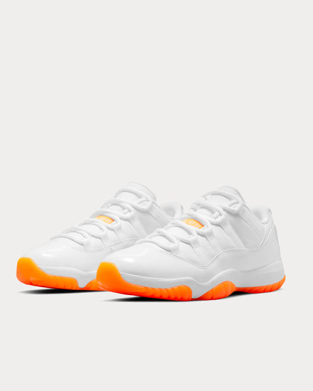 Jordan Air Jordan 11 Retro White / Bright Citrus Low Top Sneakers - 2