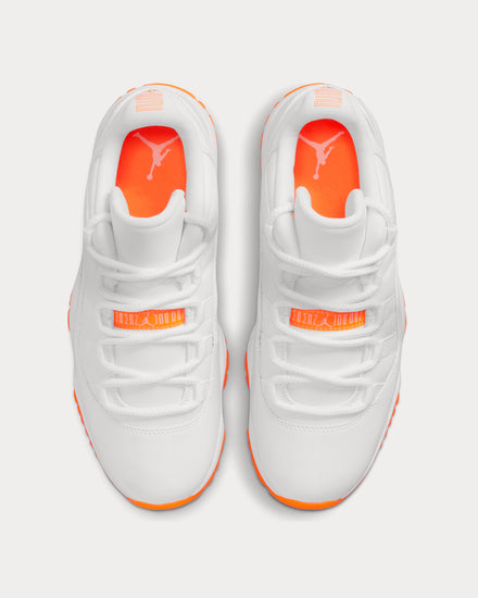 Jordan Air Jordan 11 Retro White / Bright Citrus Low Top Sneakers - 3