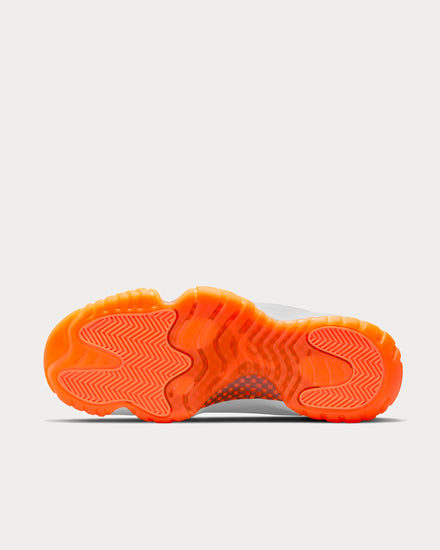 Jordan Air Jordan 11 Retro White / Bright Citrus Low Top Sneakers - 5