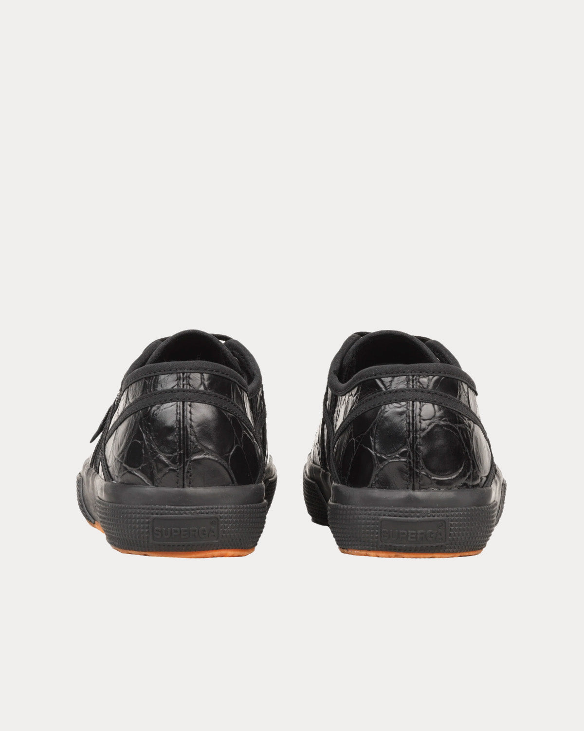 Alaïa x Superga - Leather Black Low Top Sneakers
