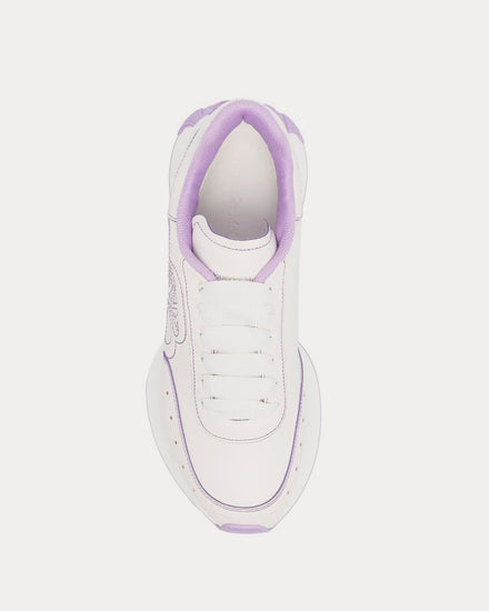McQueen Sprint Runner White / Purple Low Top Sneakers - 2