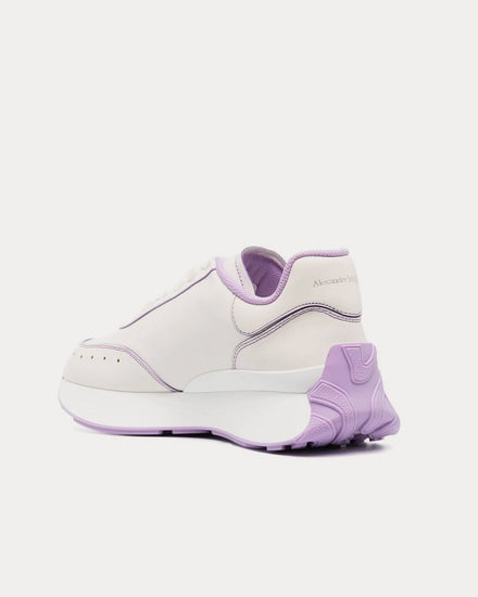 McQueen Sprint Runner White / Purple Low Top Sneakers - 3