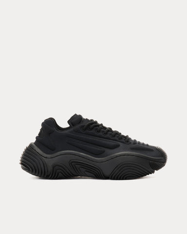 Alexander Wang AW Vortex Lycra Black Low Top Sneakers