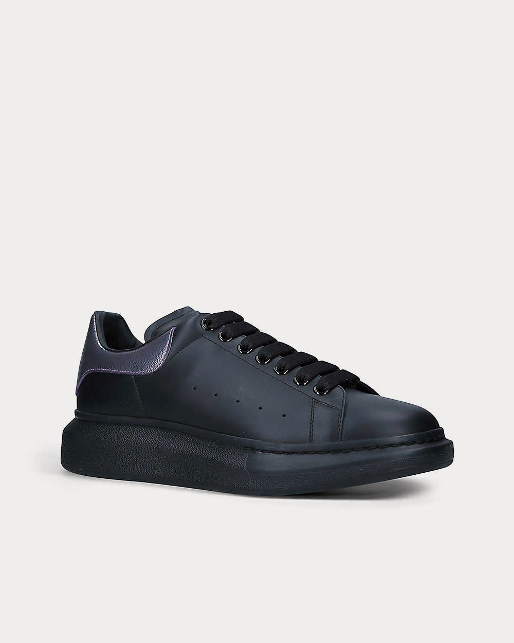 Alexander McQueen - Platform Contrast Panel Black / Iridescent  Low Top Sneakers