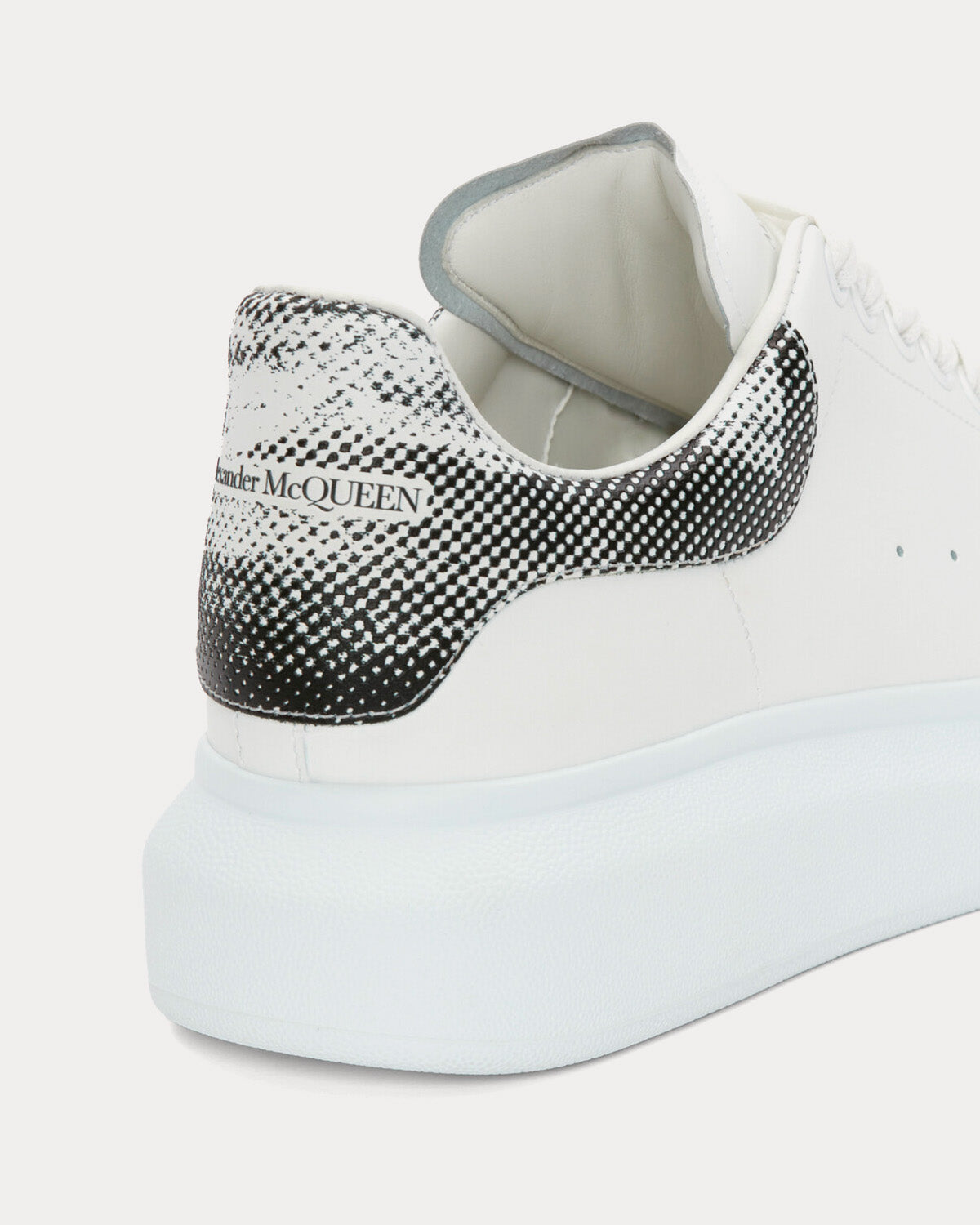 Alexander McQueen - Oversized Exploded Pixelated Print White / Black Low Top Sneakers