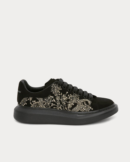 McQueen Oversized Black / Silver Low Top Sneakers - 1