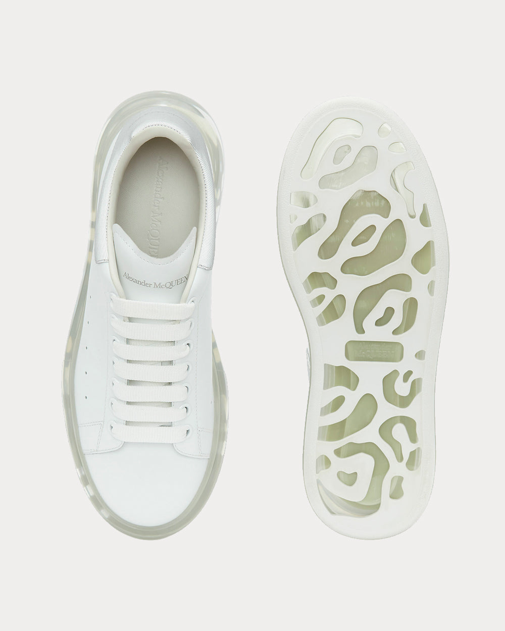 Alexander McQueen - Oversized White Low Top Sneakers