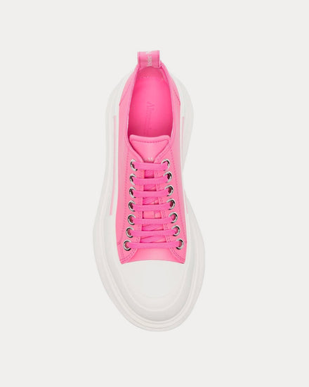 McQueen Tread Slick Pink / White Low Top Sneakers - 2
