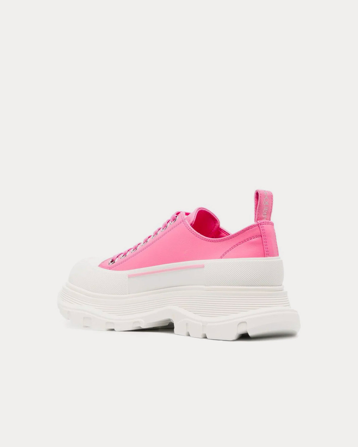 Alexander McQueen - Tread Slick Pink / White Low Top Sneakers