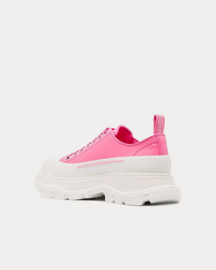 McQueen Tread Slick Pink / White Low Top Sneakers - 3
