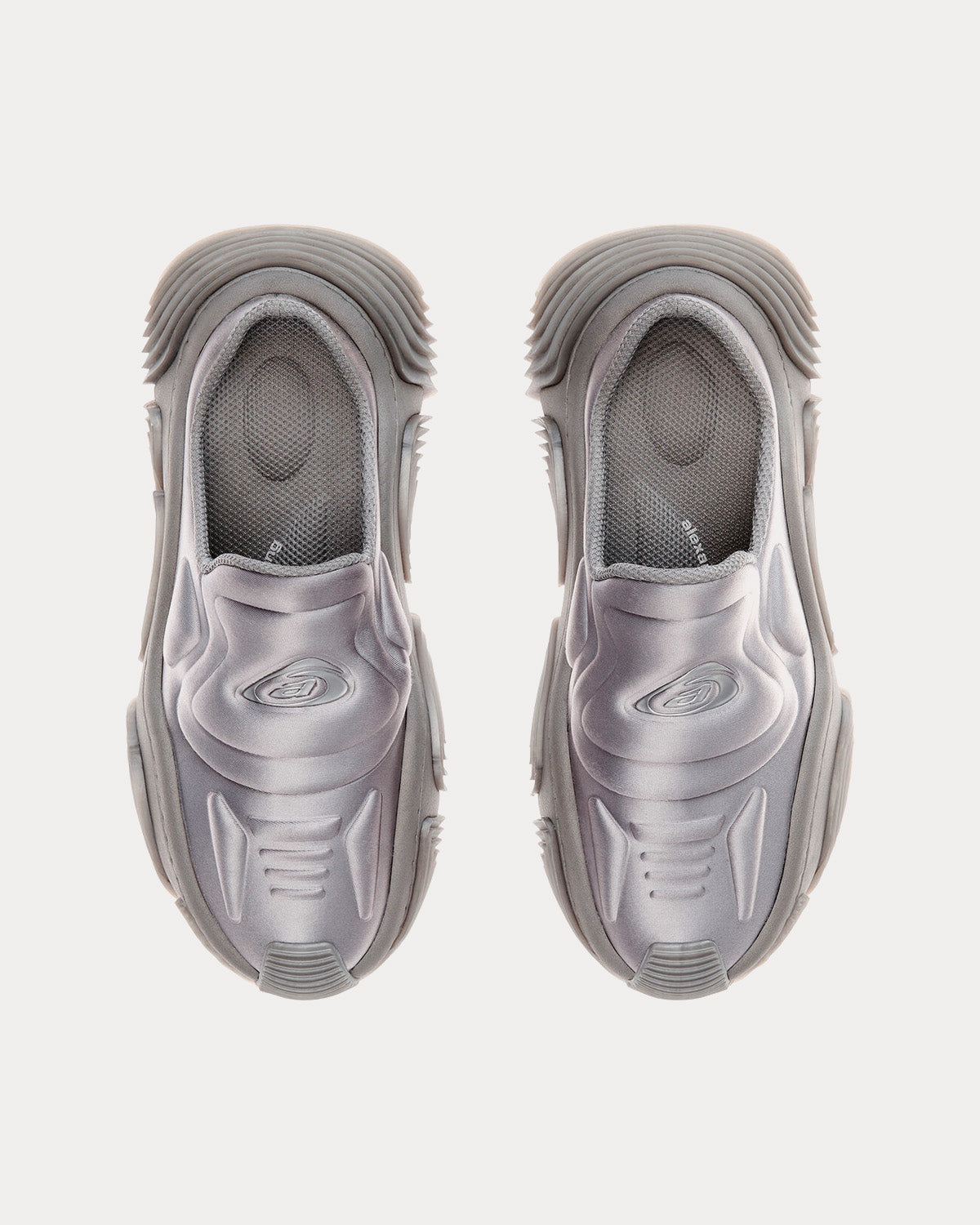 Alexander Wang - AW Vortex Mule in Lycra Grey Slip On Sneakers