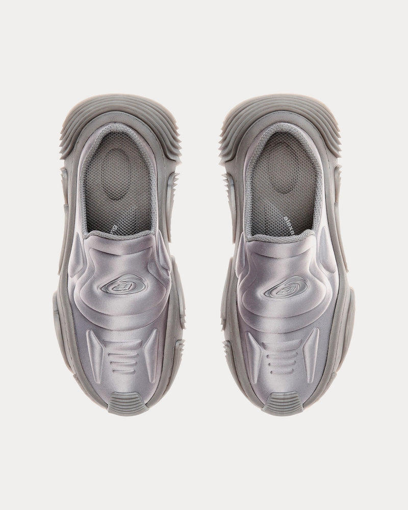 Alexander Wang Unisex AW Vortex Mule in Lycra Grey Slip On