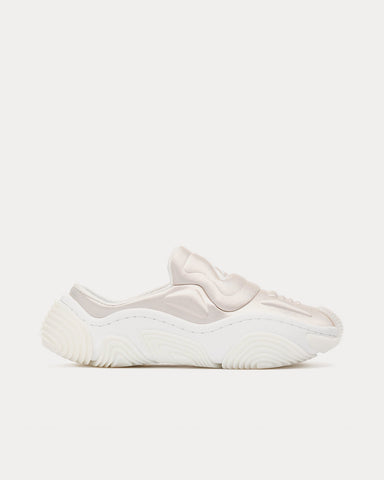Alexander Wang AW Vortex Mule in Lycra White Slip On Sneakers