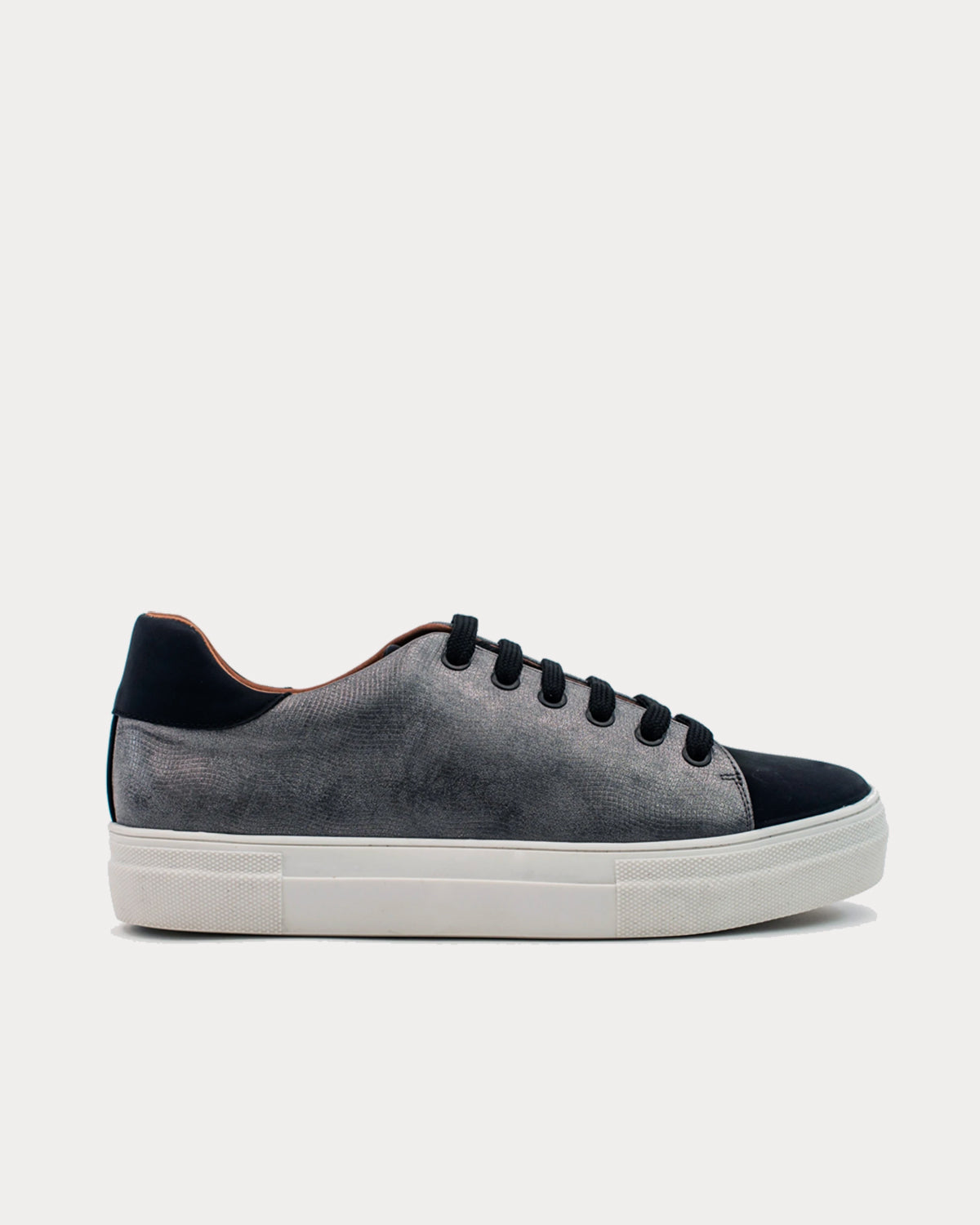 Allkind - Lucy Vegan Leather Lace Grey Low Top Sneakers