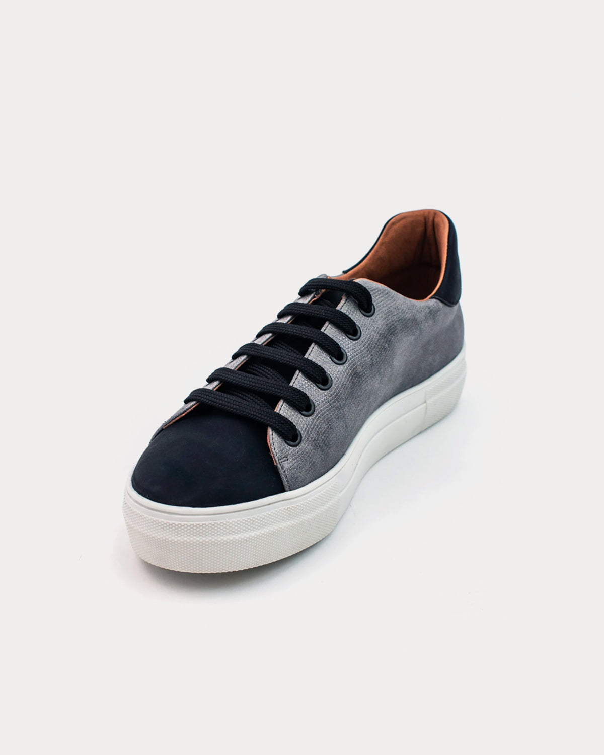 Allkind - Lucy Vegan Leather Lace Grey Low Top Sneakers
