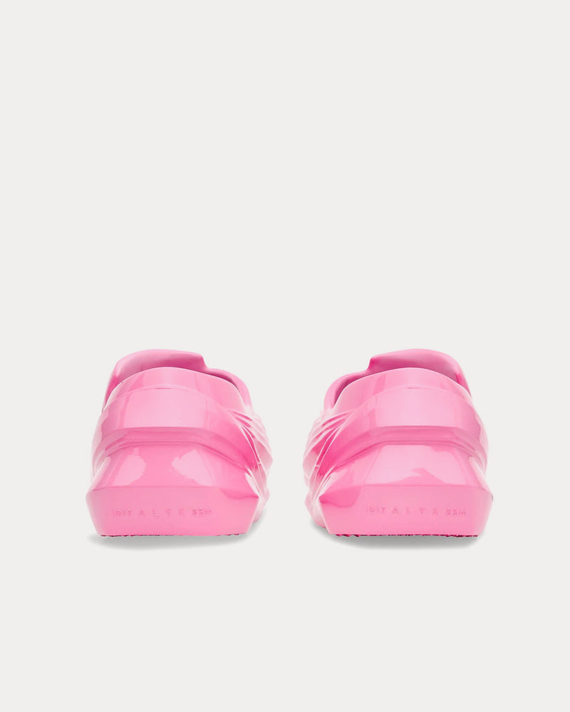 1017 ALYX 9SM Mono Pink Shiny Slip Ons - 4