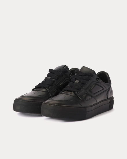Ami Paris Ami De Coeur Black Low Top Sneakers - 2