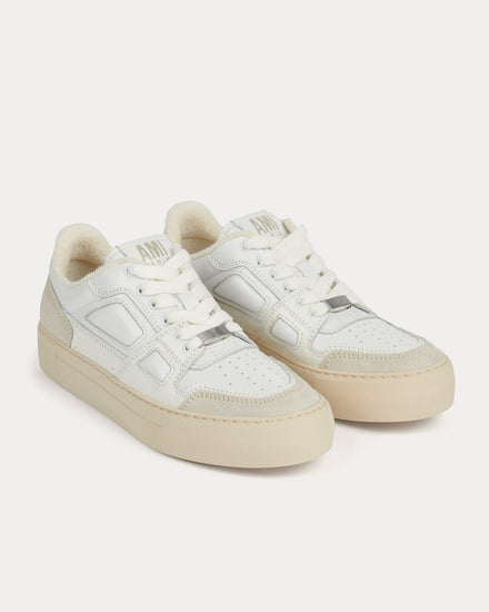 Ami Paris Arcade White Low Top Sneakers - 2