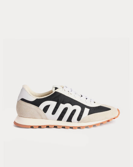Ami Paris Running Black Low Top Sneakers - 1