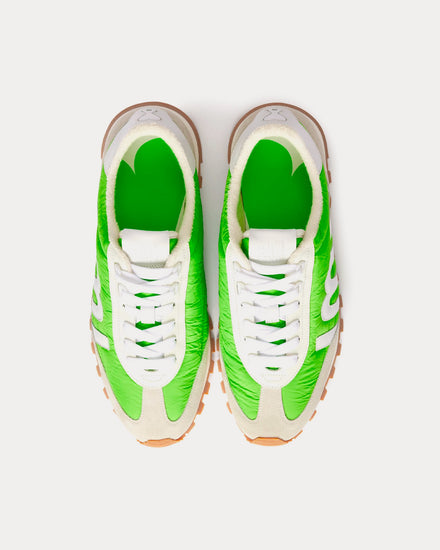 Ami Paris Running White / Green Low Top Sneakers - 2