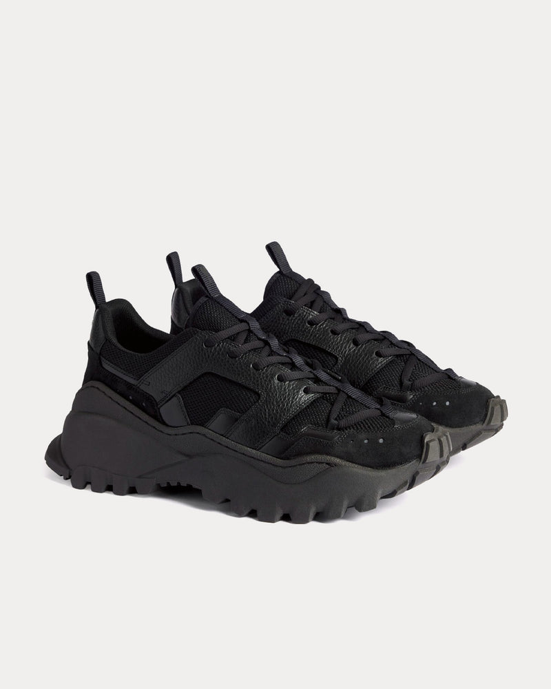 Ami Paris Lucky 9 Black Low Top Sneakers - 3