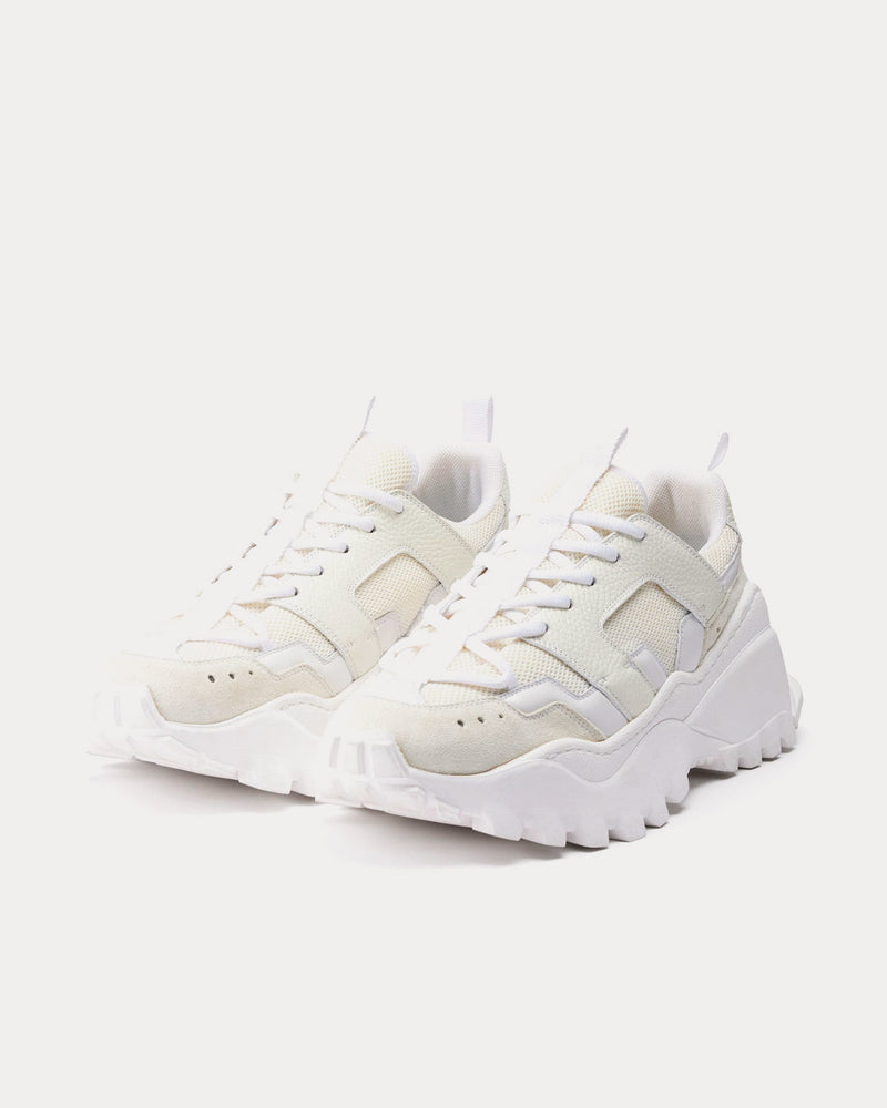 Ami Paris Lucky 9 White Low Top Sneakers - 2