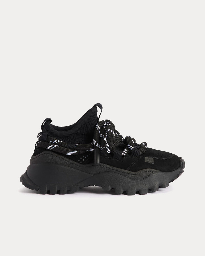 Ami Paris Otto Black Low Top Sneakers - 1