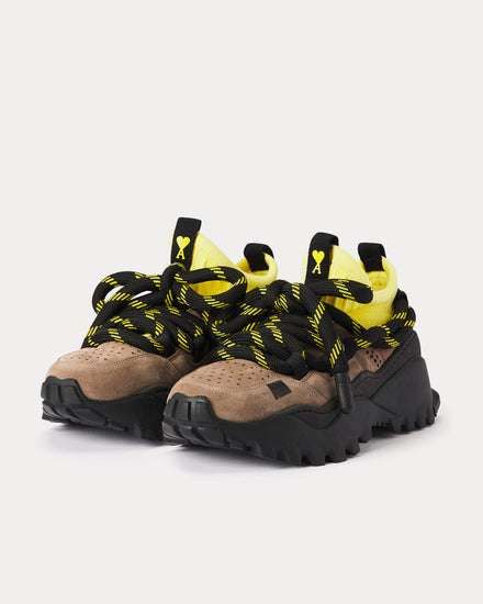 Ami Paris Otto Pale Yellow Low Top Sneakers - 2