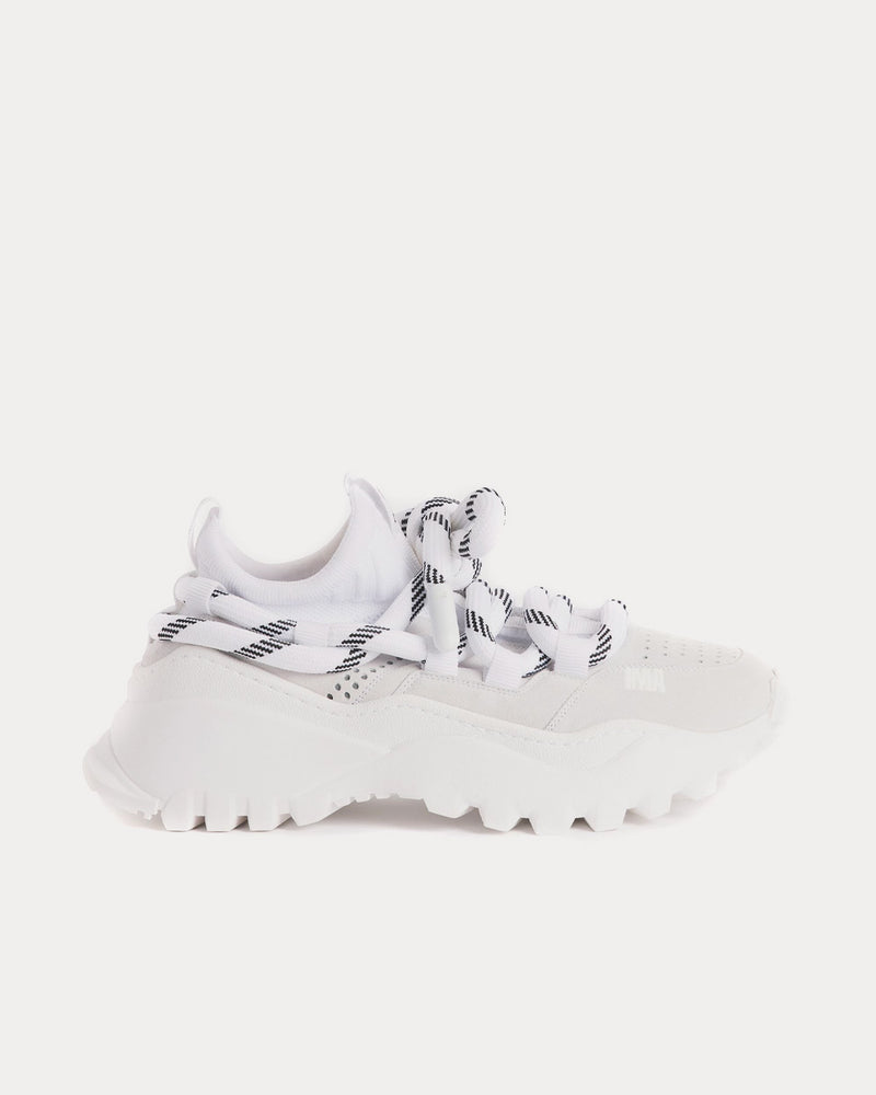 Ami Paris Otto White Low Top Sneakers - 1