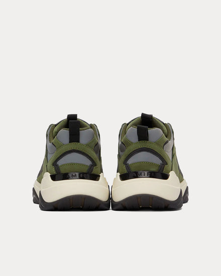 AMIRI Bone Runner Olive / Black Low Top Sneakers - 3
