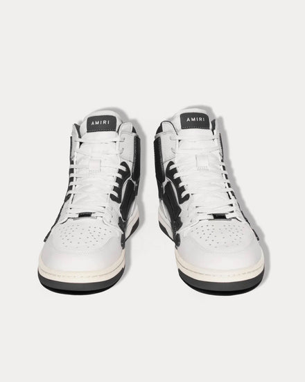 AMIRI Skel-Top Hi White / Black High Top Sneakers - 2