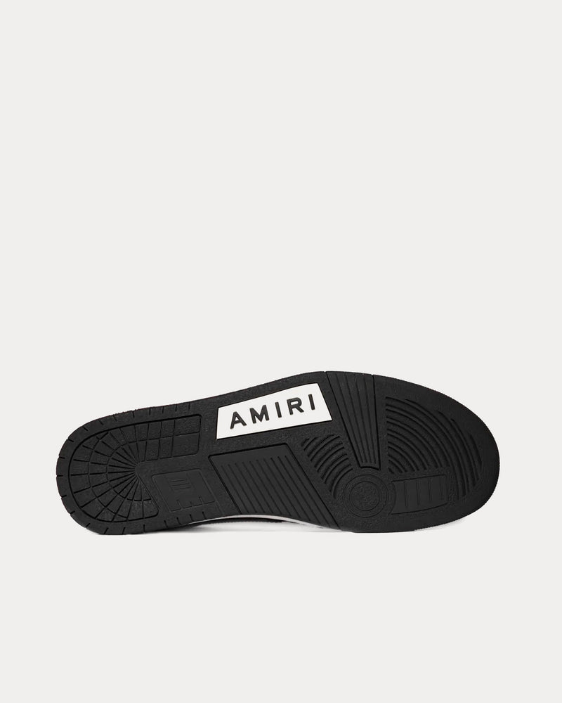 AMIRI Skel-Top Hi White / Black High Top Sneakers - 5