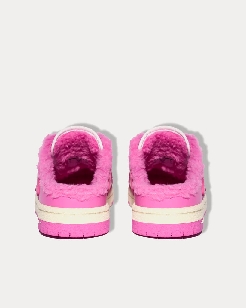 AMIRI Skel Top Shearling Mule Pink Low Top Sneakers - Sneak in Peace