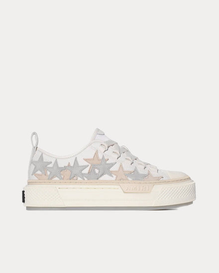 AMIRI Stars Court Low White / Grey Low Top Sneakers - 1