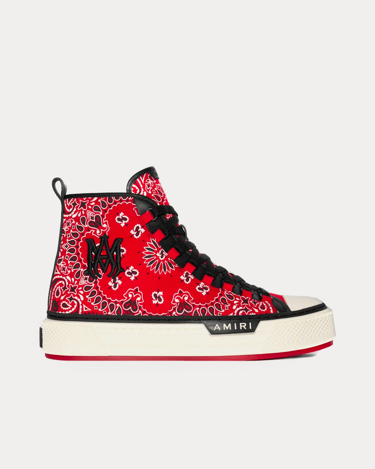 AMIRI Bandana MA Logo Court Hi Red High Top - Sneak in Peace