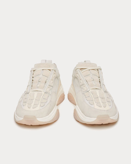 AMIRI Bone Runner Mixed White Low Top Sneakers - 3