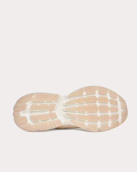 AMIRI Bone Runner Mixed White Low Top Sneakers - 5