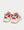 Bone Runner Red / White Low Top Sneakers