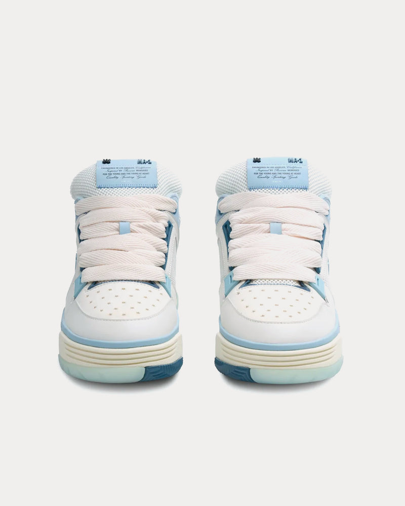 AMIRI MA-1 White / Blue Low Top Sneakers - 3