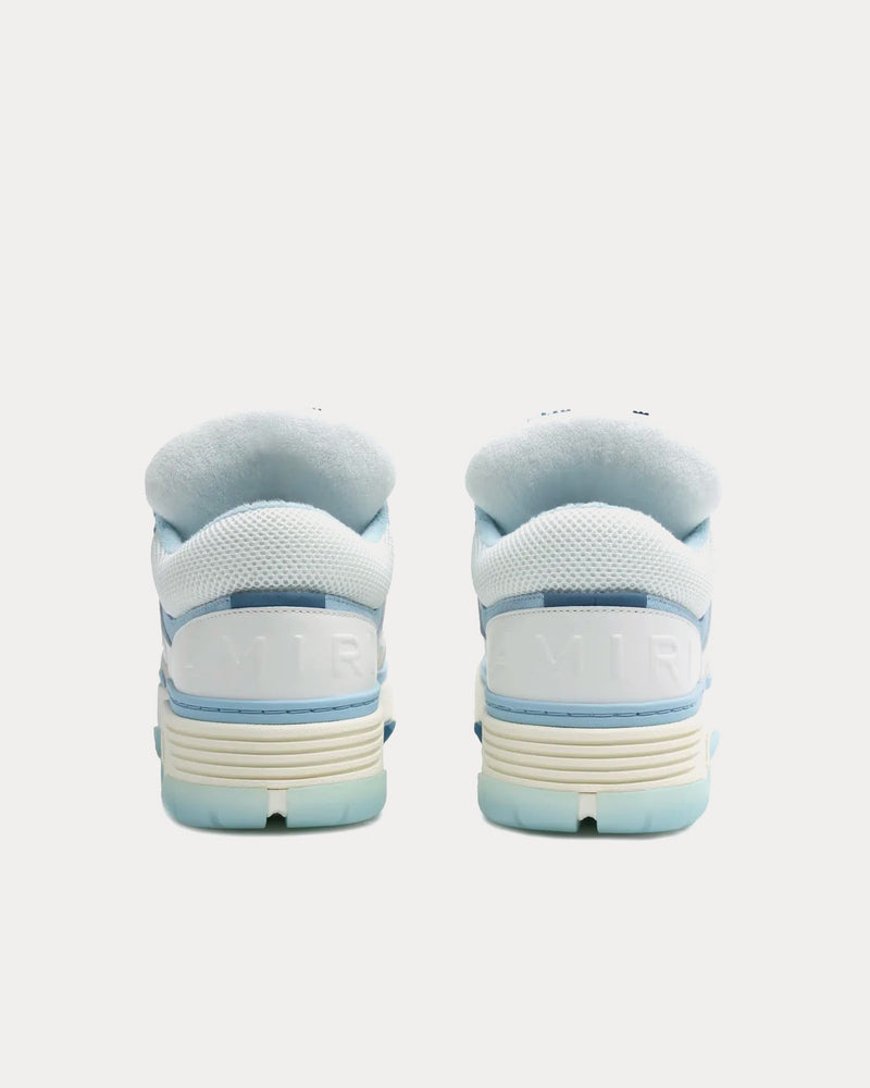 AMIRI MA-1 White / Blue Low Top Sneakers - 4