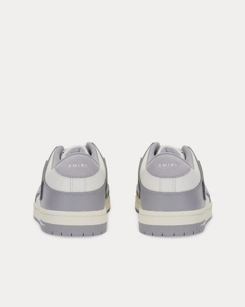 Skel-Top Grey / White Low Top Sneakers