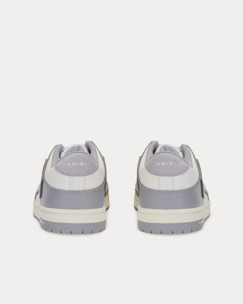 AMIRI Skel-Top Grey / White Low Top Sneakers - 4