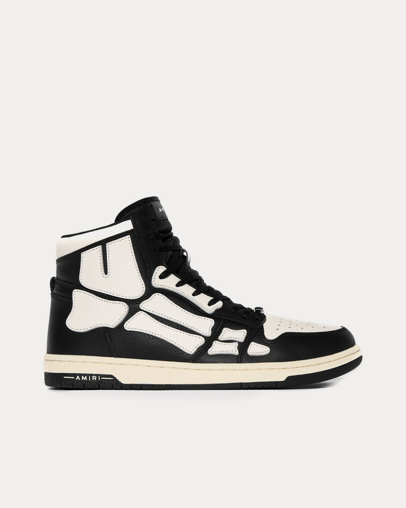 AMIRI Skel-Top Hi Black / White High Top Sneakers - 1