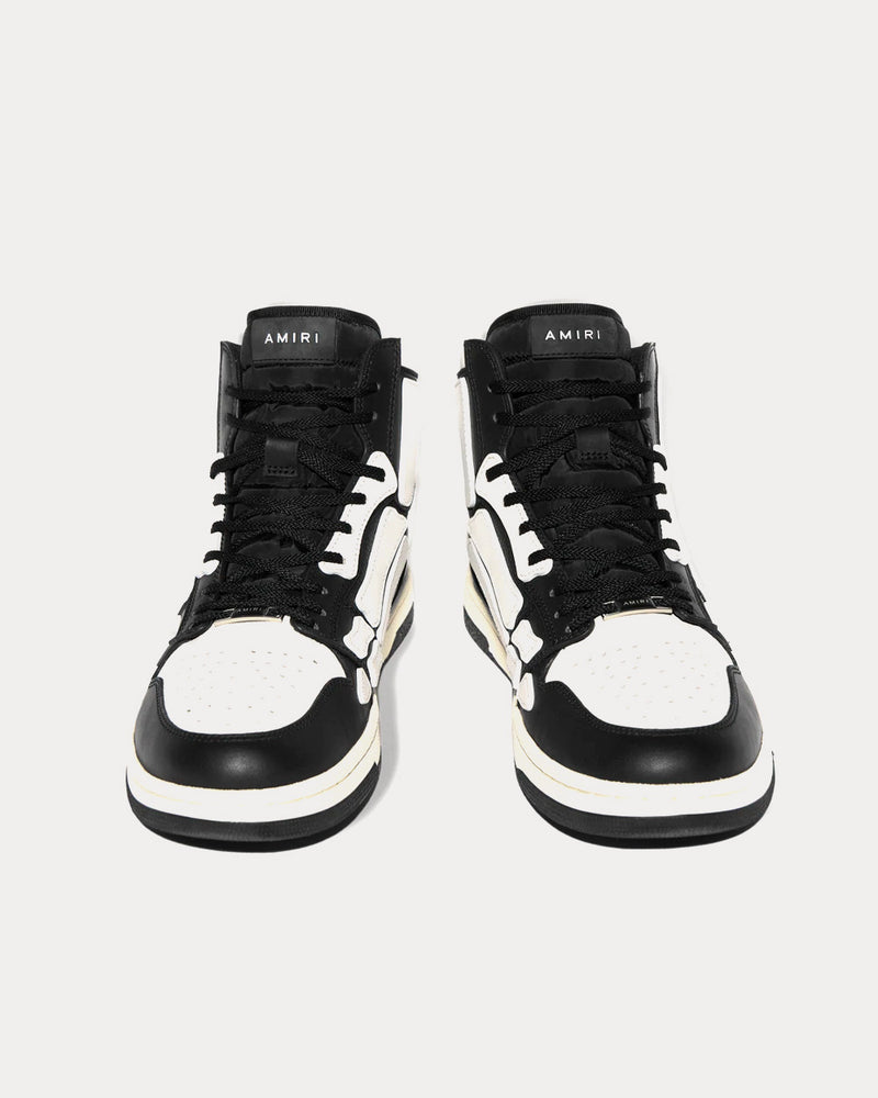 AMIRI Skel-Top Hi Black / White High Top Sneakers - 2