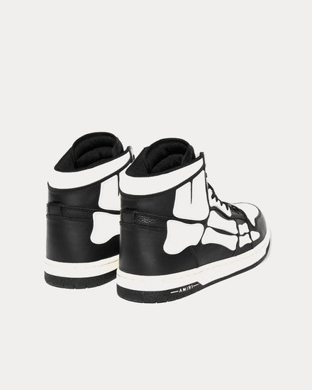 AMIRI Skel-Top Hi Black / White High Top Sneakers - 4