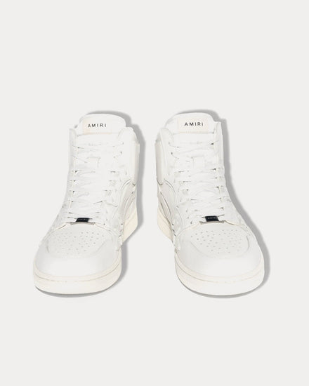 AMIRI Skel-Top Hi White High Top Sneakers - 2
