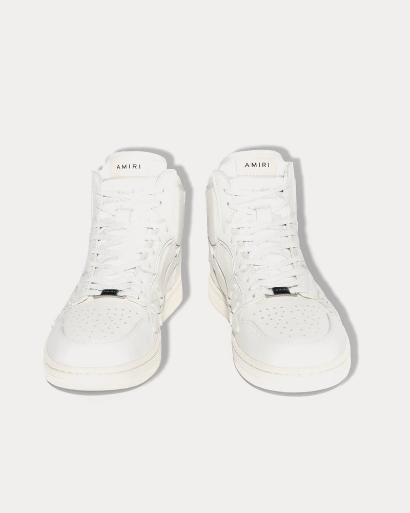AMIRI Skel-Top Hi White High Top Sneakers - 2