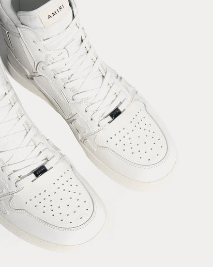 AMIRI Skel-Top Hi White High Top Sneakers - 4